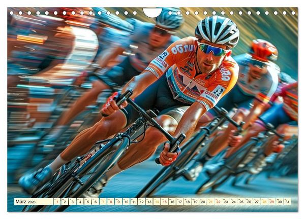 Produktbild: Radrennen - tolle Momente (Wandkalender 2026 DIN A4 quer), CALVENDO Monatskalender