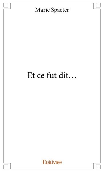 Produktbild: Et ce fut dit...