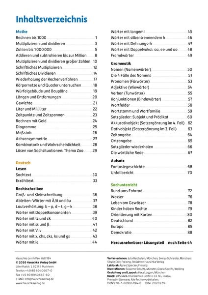 Produktbild: Erfolgreich durch die 4. Klasse &ndash; Mathe, Deutsch, Sachunterricht