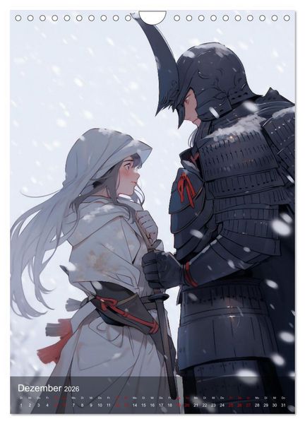Produktbild: Verliebt in Manga (Wandkalender 2026 DIN A4 hoch), CALVENDO Monatskalender