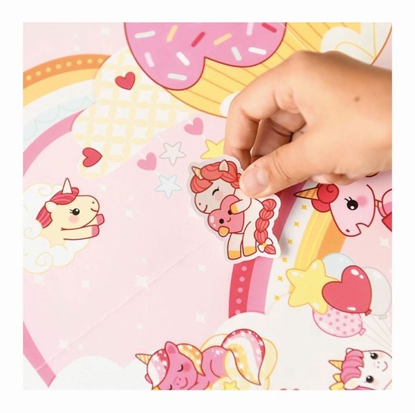 Produktbild: POPPIK - Kreativ Poster & Sticker Einh&ouml;rner