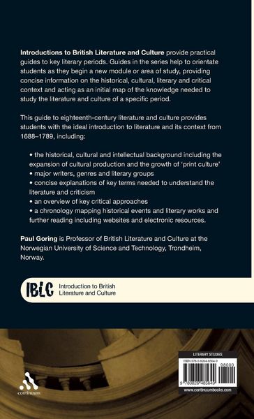 Produktbild: Eighteenth-Century Literature and Culture