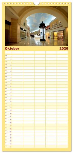 Produktbild: Familienplaner 2026 - Doha, die arabische Welt im Aufbruch mit 5 Spalten (Wandkalender, 21 x 45 cm) CALVENDO