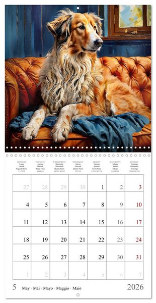 Produktbild: Dogs - Cute House Pets (Wall Calendar 2026 12 &times; 12 Inch) CALVENDO 12 Month Wall Calendar