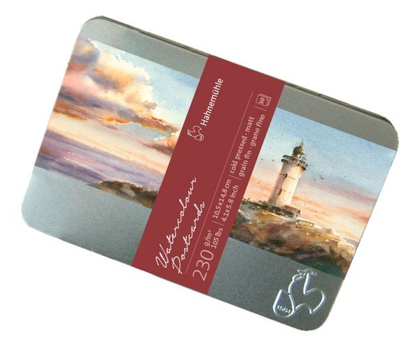 Produktbild: Hahnem&uuml;hle Papier Aquarellpostkarten, 105 x 148 mm, 230 g/m&sup2;
