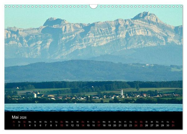 Produktbild: Ein Jahr am BODENSEE (Wandkalender 2026 DIN A3 quer), CALVENDO Monatskalender