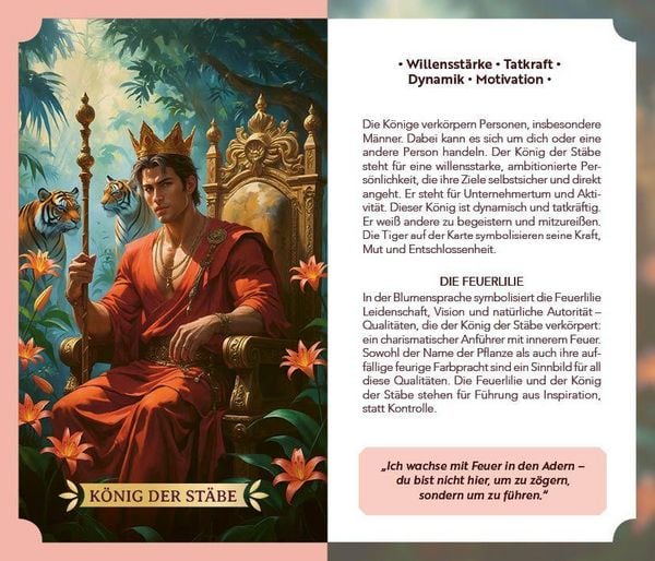 Produktbild: Tarot-Kartenset: Bl&uuml;tentarot | Verbinde die archetypische Energie der Tarot-Karten mit jahrhundertealtem Blumenwissen