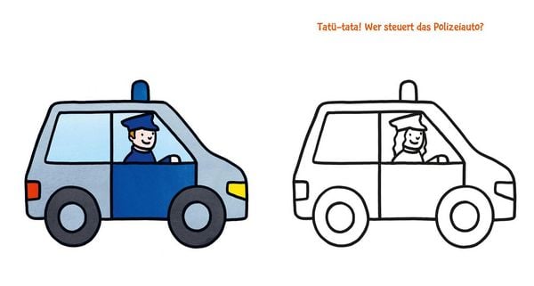 Produktbild: Ausmalbilder f&uuml;r Kita-Kinder: Das dicke Kindergarten-Malbuch: Fahrzeuge
