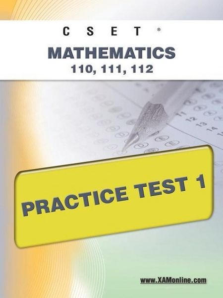 Produktbild: Cset Mathematics 110, 111, 112 Practice Test 1