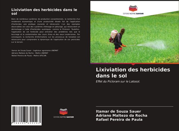 Produktbild: Lixiviation des herbicides dans le sol