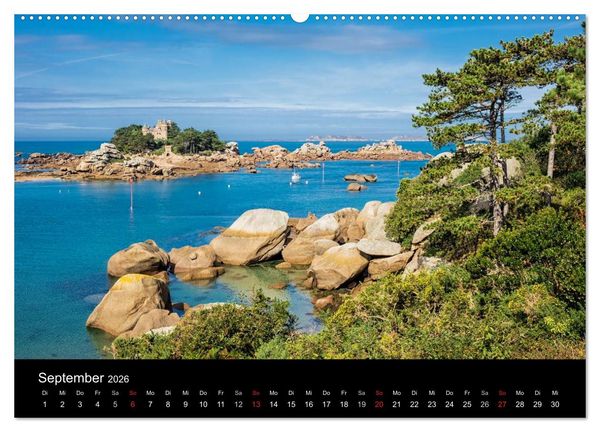 Produktbild: Unterwegs in der Bretagne (hochwertiger Premium Wandkalender 2026 DIN A2 quer), Kunstdruck in Hochglanz