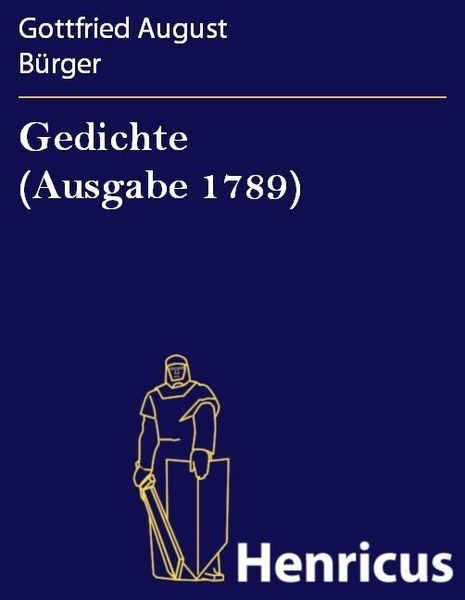 Produktbild: Gedichte (Ausgabe 1789)