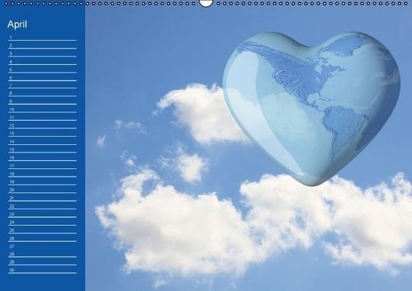 Produktbild: Botschaften mit Herz! (Wandkalender immerw&auml;hrend DIN A2 quer)