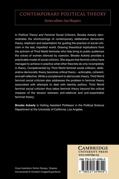 Produktbild: Political Theory and Feminist Social Criticism