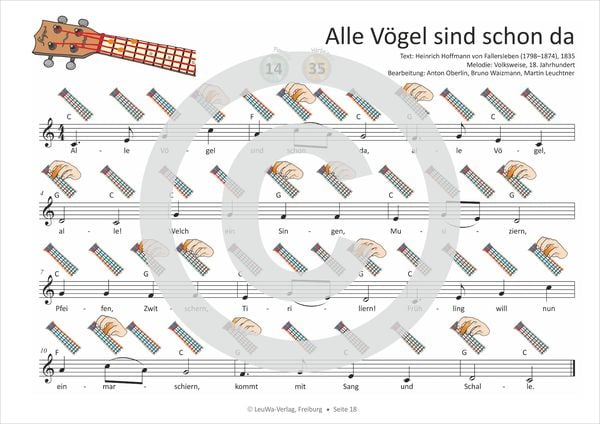 Produktbild: Einfacher!-Geht-Nicht: 18 Kinderlieder BAND 2 &ndash; f&uuml;r die Ukulele mit CD
