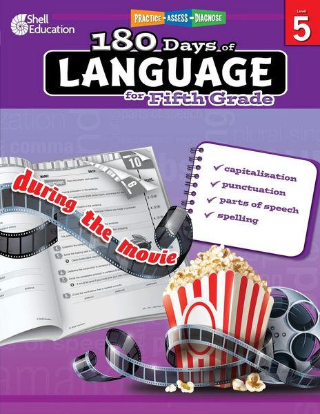 Produktbild: 180 Days of Language for Fifth Grade