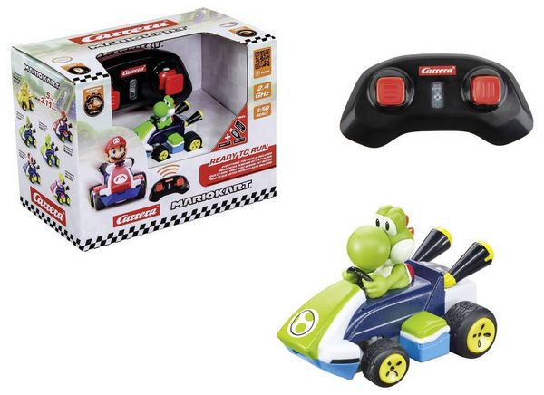 Produktbild: RC Mario Kart(TM) Mini RC, Yoshi (Paperbox) 2,4GHz