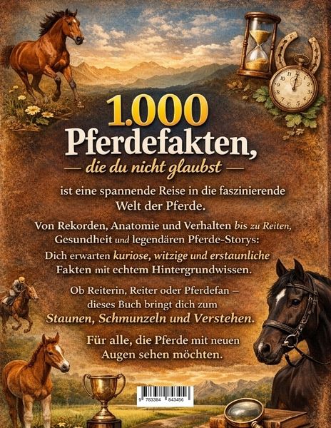 Produktbild: 1.000 Pferdefakten, die du nicht glaubst