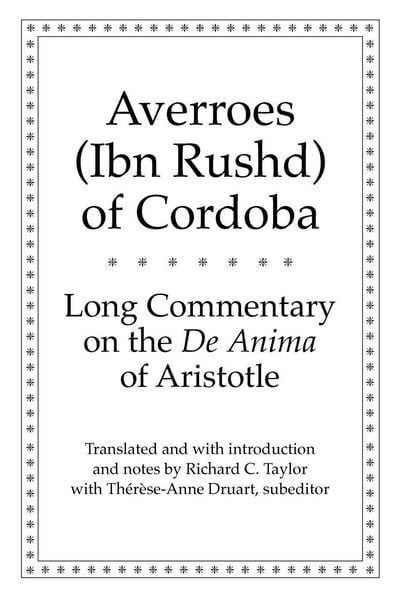 Produktbild: Long Commentary on the de Anima of Aristotle