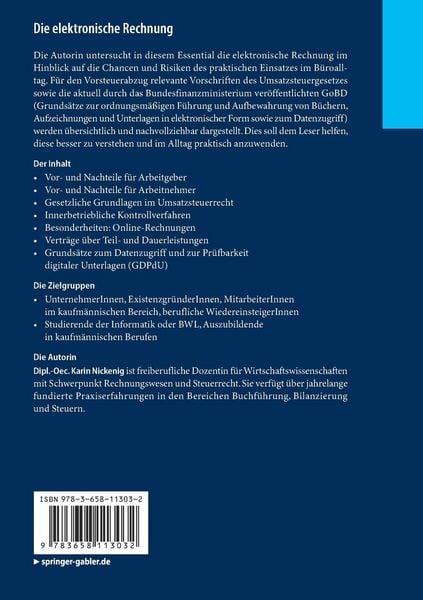 Produktbild: Die elektronische Rechnung