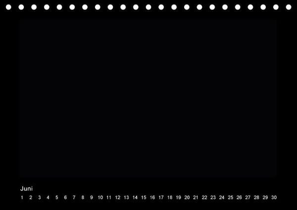 Produktbild: Geburtstags - Bastelkalender - Schwarz (Tischkalender immerw&auml;hrend DIN A5 quer)