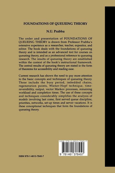 Produktbild: Foundations of Queueing Theory
