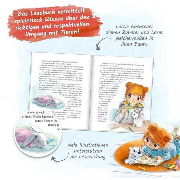 Produktbild: TR&Ouml;TSCH - Lotti, die kleine Tier&auml;rztin "Ein niedlicher Ausrei&szlig;er" | Liebevoll illustriertes Kinderbuch &uuml;ber Lotti und ihre tierischen Patienten. Kinderbuch &uuml;ber Umgang mit Tieren | Ab 6 Jahren
