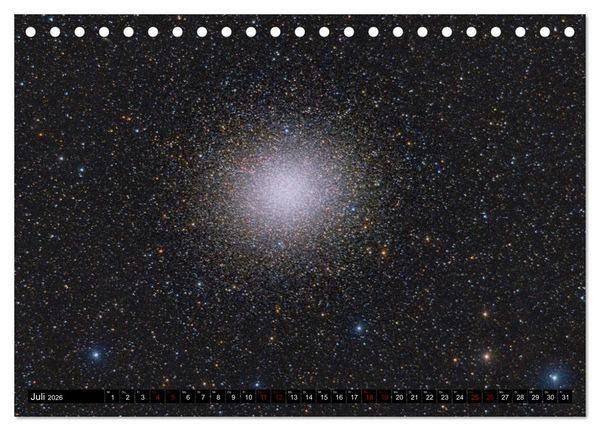 Produktbild: Deepsky XVII (Tischkalender 2026 DIN A5 quer), CALVENDO Monatskalender