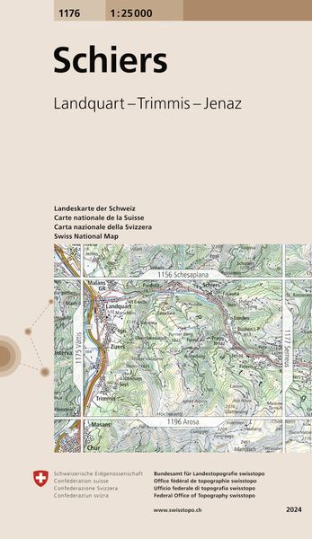 Swisstopo 1 : 25 000 Schiers, Sonstige von , Swisstopo, 9783302011769