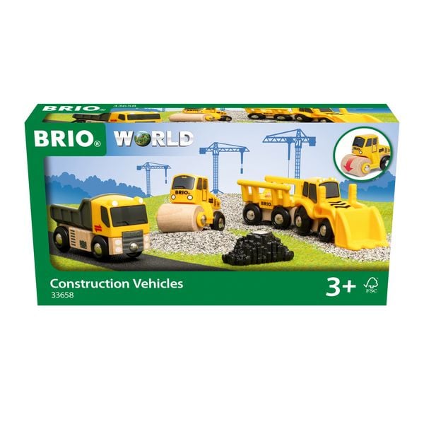 Produktbild: BRIO World - Baustellenfahrzeuge