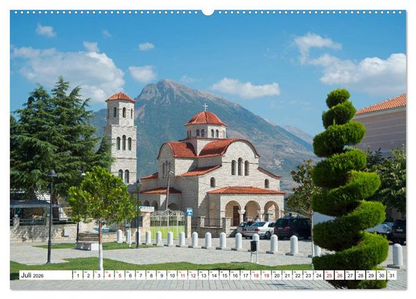 Produktbild: ALBANIENS Sch&ouml;nheiten (hochwertiger Premium Wandkalender 2026 DIN A2 quer), Kunstdruck in Hochglanz
