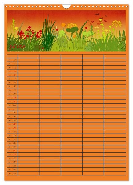 Produktbild: Unser buntes Familienleben (Wandkalender 2026 DIN A3 hoch), CALVENDO Monatskalender