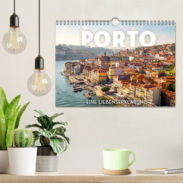 Produktbild: Porto - Eine Liebeserkl&auml;rung (Wandkalender 2026 DIN A4 quer), CALVENDO Monatskalender