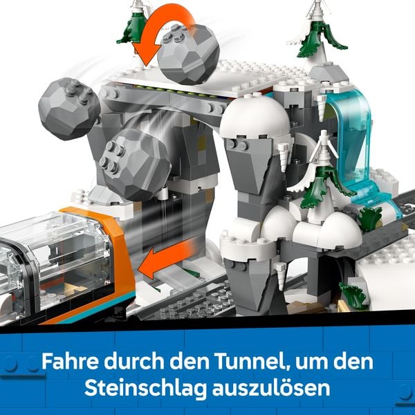 Produktbild: LEGO City Trains 60470 Arktis-Polarexpress, Kinder Spielzeug ab 7 Jahren
