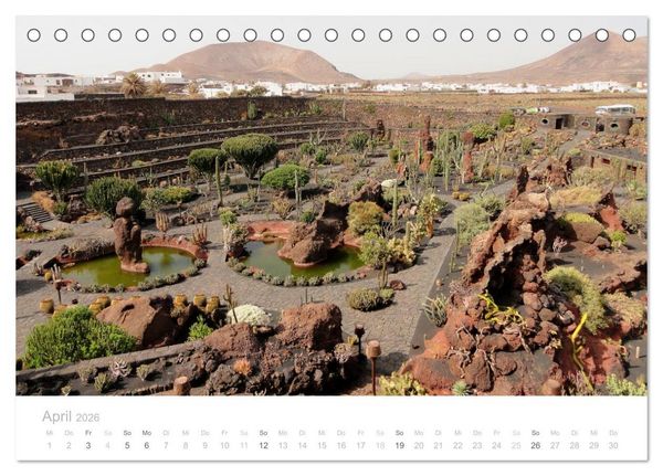 Produktbild: Die unwirkliche Welt von Lanzarote (Tischkalender 2026 DIN A5 quer), CALVENDO Monatskalender