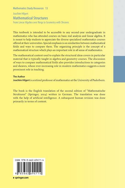 Produktbild: Mathematical Structures