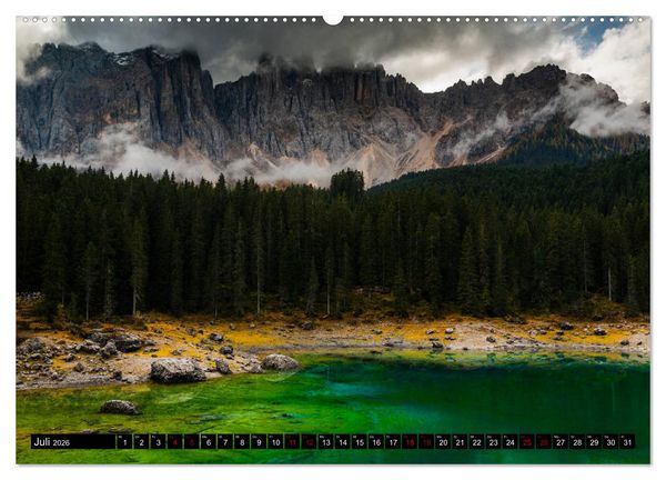 Produktbild: Berge. Alpenseen (Wandkalender 2026 DIN A2 quer), CALVENDO Monatskalender
