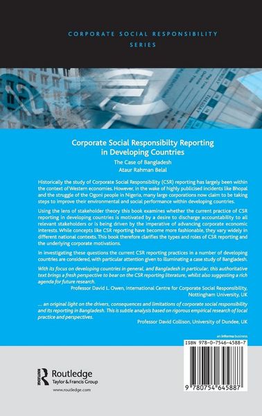Produktbild: Corporate Social Responsibility Reporting in Developing Countries