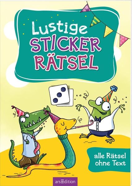 Lustige Sticker-Rätsel, Taschenbuch von , arsedition, 9783845856148