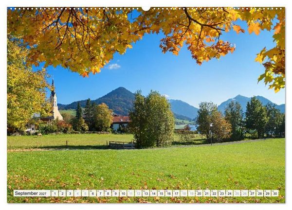 Produktbild: Schliersee-Idylle (Wandkalender 2027 DIN A2 quer), CALVENDO Monatskalender