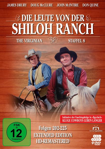 Die Leute von der Shiloh Ranch - Staffel 8 (HD-Remastered) (Fernsehjuwelen) [9 DVDs]
