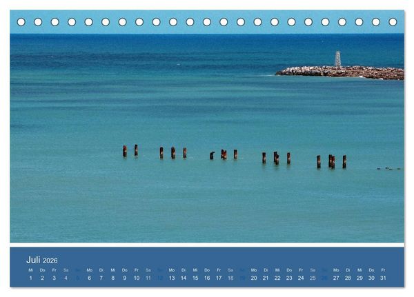 Produktbild: Mehr Meer (Tischkalender 2026 DIN A5 quer), CALVENDO Monatskalender