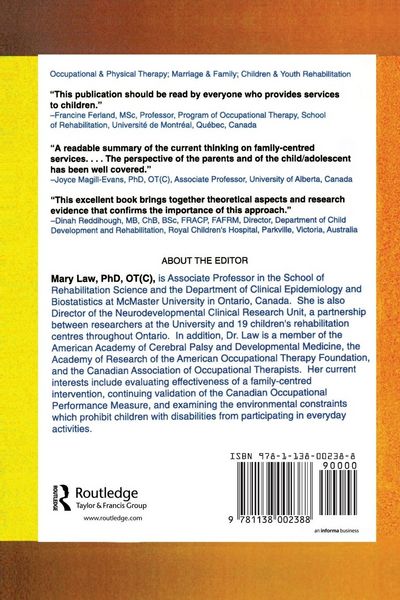 Produktbild: Family-Centred Assessment and Intervention in Pediatric Rehabilitation
