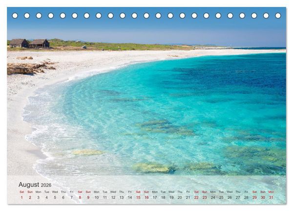 Produktbild: Wonderful Sardinia (Desk Calendar 2026 DIN A5 landscape), CALVENDO 12 Month DeskCalendar