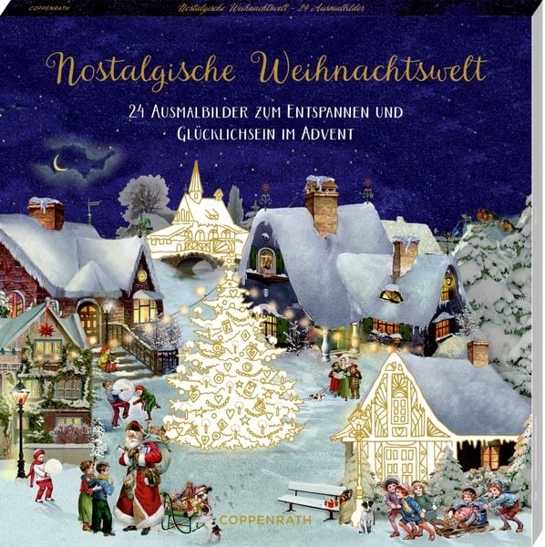 Nostalgische Weihnachtswelt, Kreativ-Adventskalender (Behr)