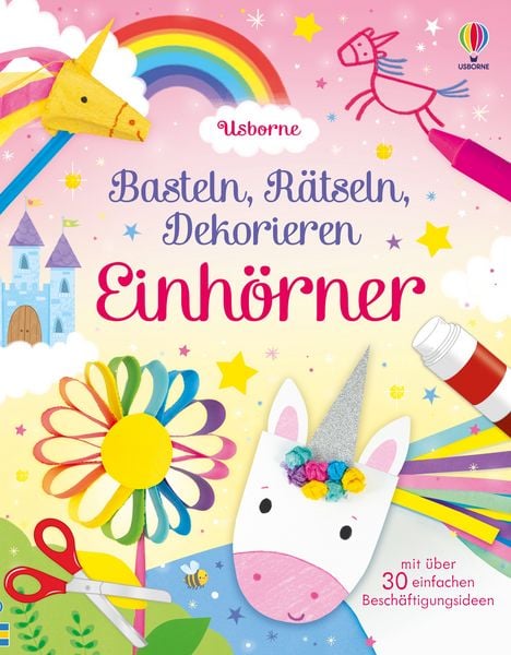 Produktbild: Basteln, R&auml;tseln, Dekorieren: Einh&ouml;rner