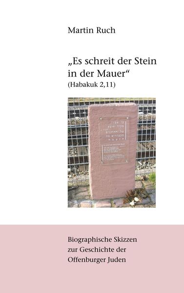 Produktbild: "Es schreit der Stein in der Mauer" (Habakuk 2,11)