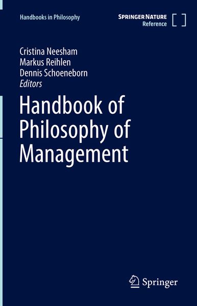 Produktbild: Handbook of Philosophy of Management