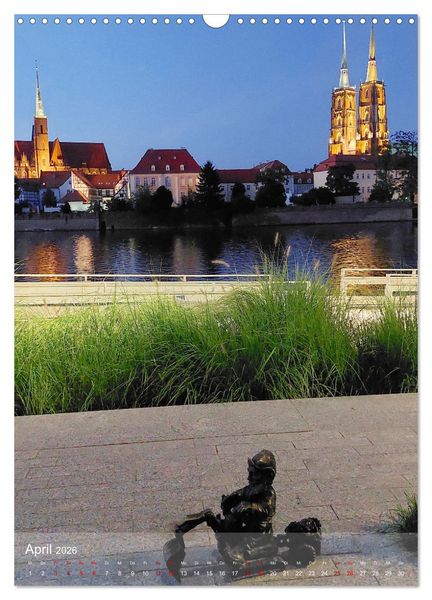 Produktbild: Breslau - Historische Mitte und Dominsel (Wandkalender 2026 DIN A3 hoch), CALVENDO Monatskalender