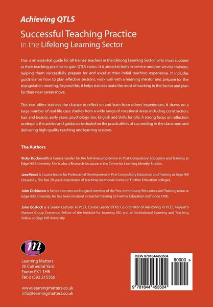 Produktbild: Successful Teaching Practice in the Lifelong Learning Sector